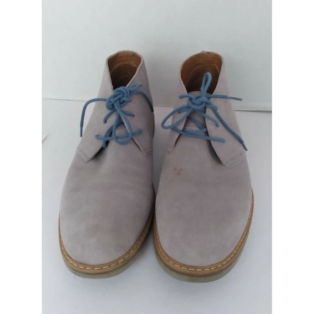 Suede Chukka Boots Casual Ankle Booties Lace Up Shoes